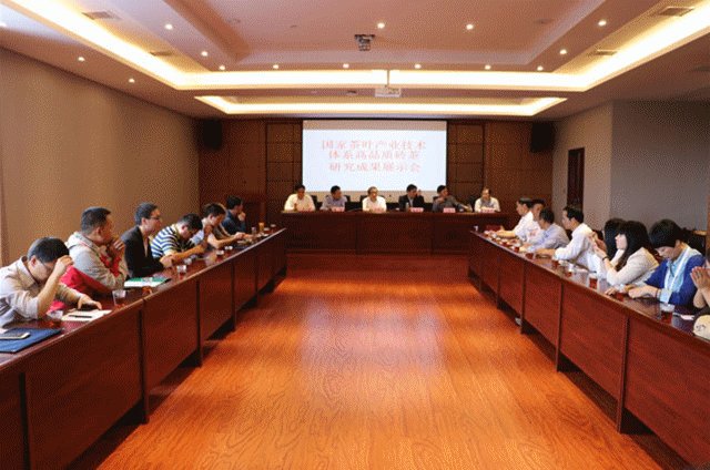 　　▲高品质砖茶成果展