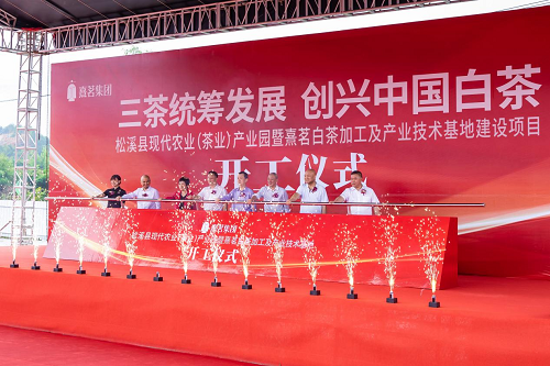 松溪现代农业产业园暨熹茗白茶产业基地开工